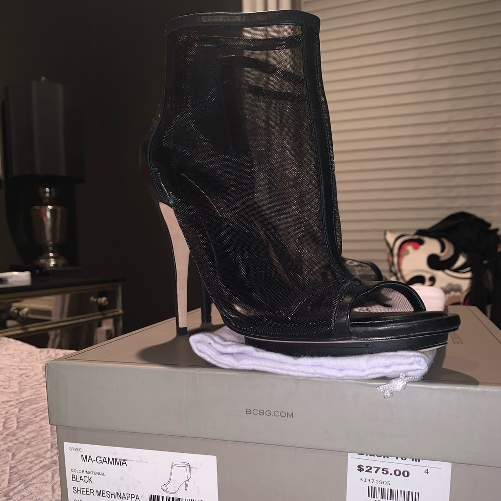 BCBG Maxazria Mesh Heels